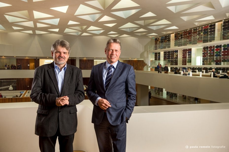 duoportret Erasmus MC R. Goebel, professor Universiteit Maastricht en R. van Schaik, professor Pharmacogenetics Erasmus MC