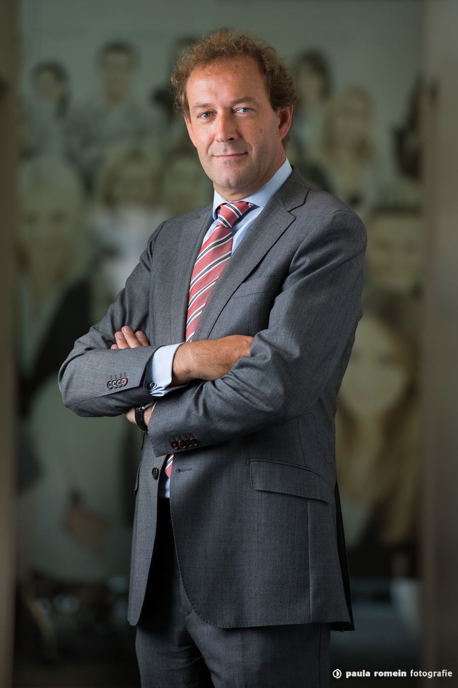 portret Frank Hagererer, Siemens Den Haag Frank Hagemeier, directielid Siemens i.o.v. het magazine 'Bij ons in de residentie'