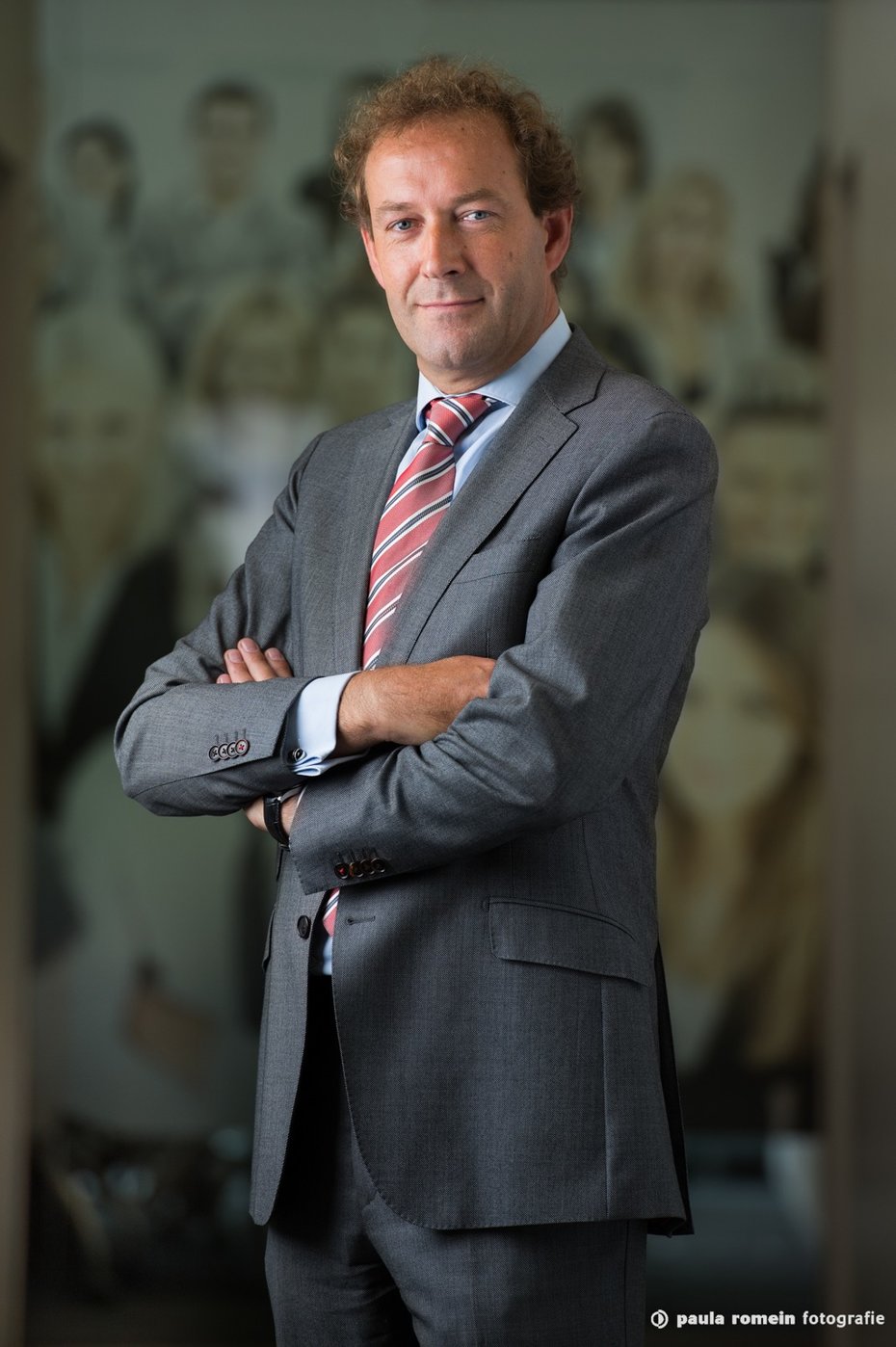 portret Frank Hagererer, Siemens Den Haag Frank Hagemeier, directielid Siemens i.o.v. het magazine 'Bij ons in de residentie'